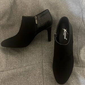 Black Shoe Bootie by X appeal, Size 9.5M (Runs half size small)